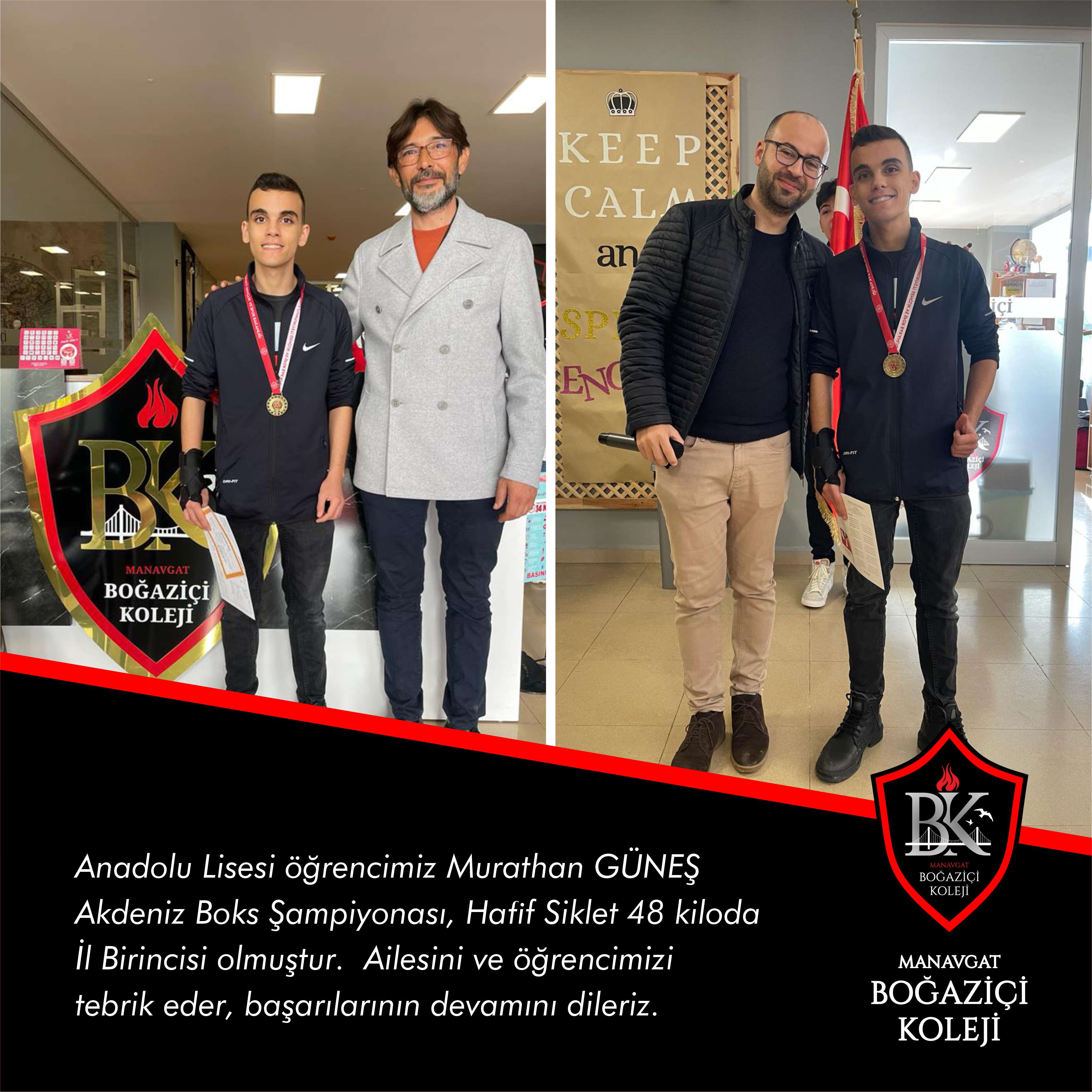 Akdeniz Boks Şampiyonası Murathan GÜNEŞ