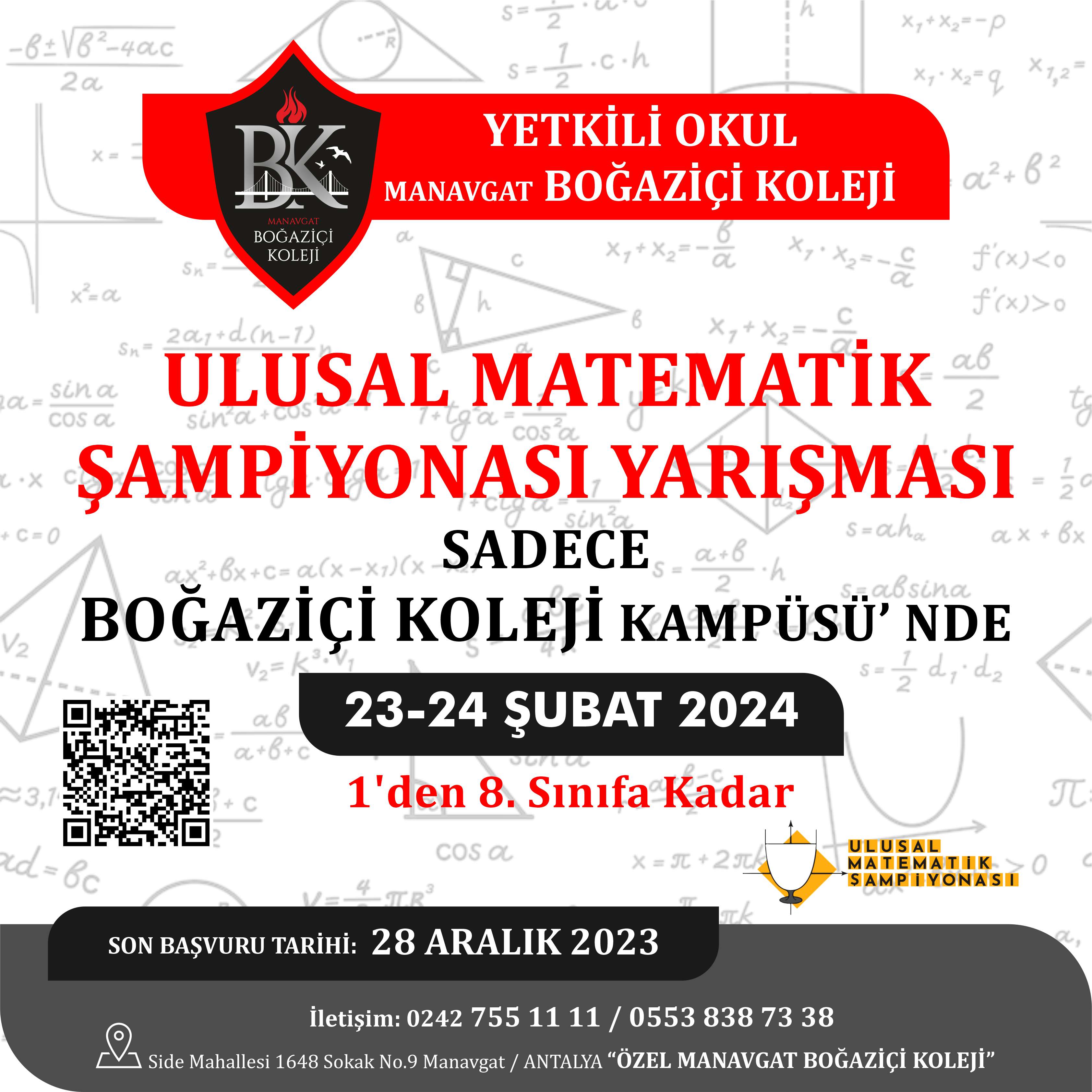  ULUSAL MATEMATİK BİLGİ YARIŞMASI